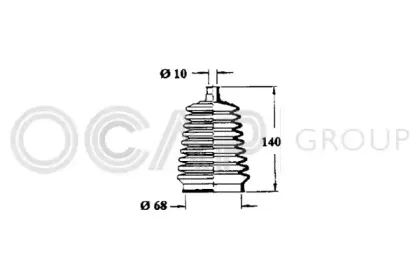 Пыльник, рулевое управление OCAP купить