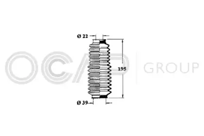 Пыльник, рулевое управление OCAP купить