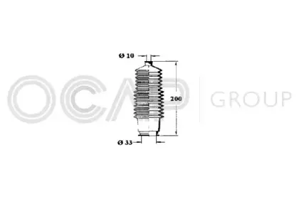 Пыльник, рулевое управление OCAP купить