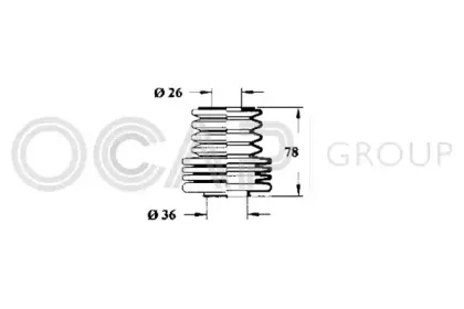 Пыльник, рулевое управление OCAP купить