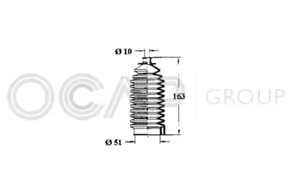 Пыльник, рулевое управление OCAP купить