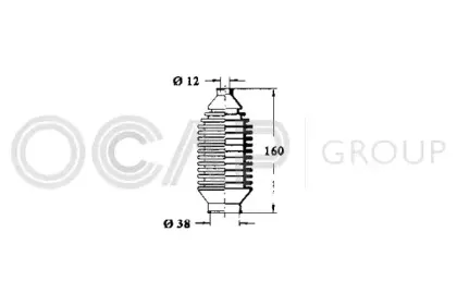 Пыльник, рулевое управление OCAP купить