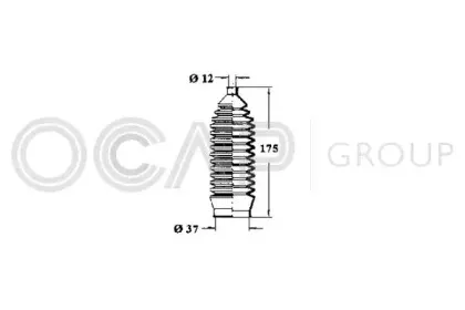 Пыльник, рулевое управление OCAP купить