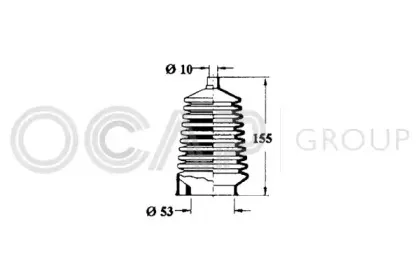 Пыльник, рулевое управление OCAP купить