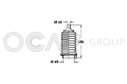 Пыльник, рулевое управление OCAP купить