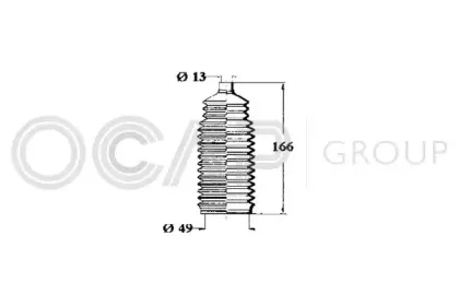 Пыльник, рулевое управление OCAP купить