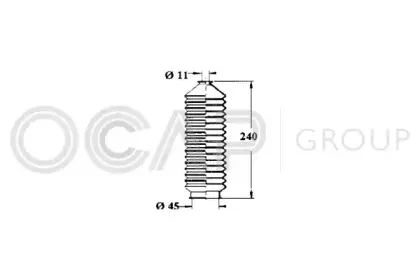 Пыльник, рулевое управление OCAP купить