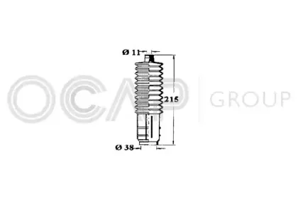 Пыльник, рулевое управление OCAP купить