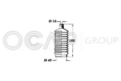 Пыльник, рулевое управление OCAP купить