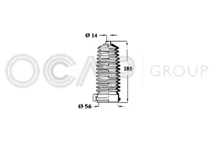 Пыльник, рулевое управление OCAP купить
