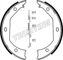 Комплект тормозных колодок, стояночная тормозная система TRUSTING купить
