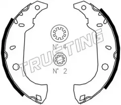 Комплект тормозных колодок TRUSTING купить