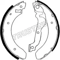 Комплект тормозных колодок TRUSTING купить