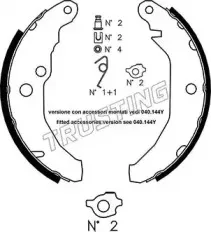 Комплект тормозных колодок TRUSTING купить