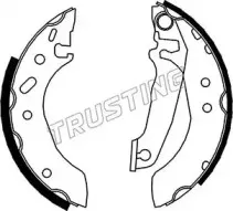 Комплект тормозных колодок TRUSTING купить