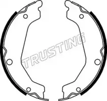 Комплект тормозных колодок, стояночная тормозная система TRUSTING купить