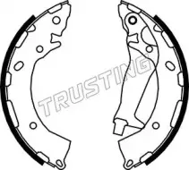 Комплект тормозных колодок TRUSTING купить