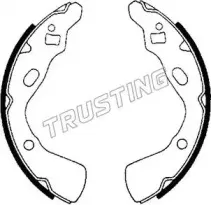 Комплект тормозных колодок TRUSTING купить