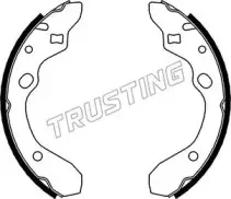 Комплект тормозных колодок TRUSTING купить