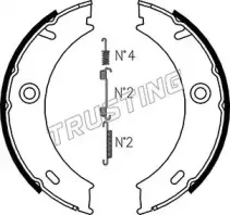 Комплект тормозных колодок, стояночная тормозная система TRUSTING купить