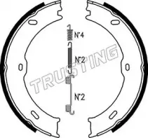 Комплект тормозных колодок, стояночная тормозная система TRUSTING купить