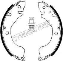 Комплект тормозных колодок TRUSTING купить