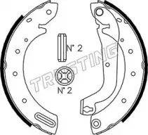 Комплект тормозных колодок TRUSTING купить