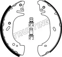 Комплект тормозных колодок TRUSTING купить