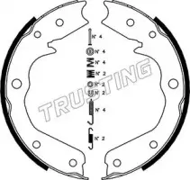 Комплект тормозных колодок, стояночная тормозная система TRUSTING купить