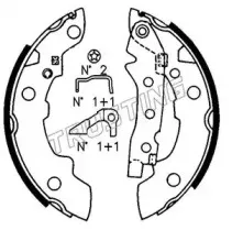 Комплект тормозных колодок TRUSTING купить