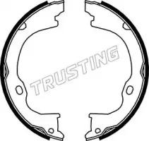 Комплект тормозных колодок, стояночная тормозная система TRUSTING купить