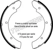 Комплект тормозных колодок, стояночная тормозная система TRUSTING купить