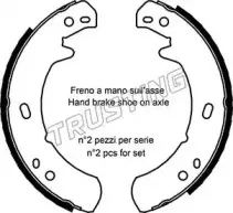 Комплект тормозных колодок, стояночная тормозная система TRUSTING купить