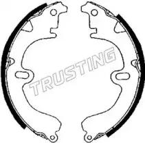 Комплект тормозных колодок TRUSTING купить