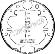 Комплект тормозных колодок, стояночная тормозная система TRUSTING купить