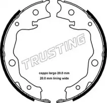 Комплект тормозных колодок, стояночная тормозная система TRUSTING купить