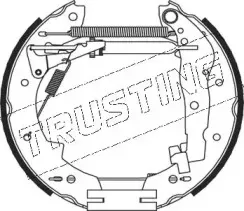 Комплект тормозных колодок TRUSTING купить