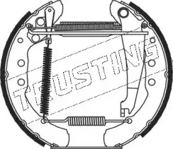 Комплект тормозных колодок TRUSTING купить