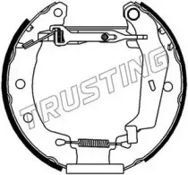Комплект тормозных колодок TRUSTING купить