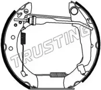 Комплект тормозных колодок TRUSTING купить