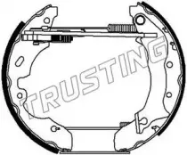 Комплект тормозных колодок TRUSTING купить