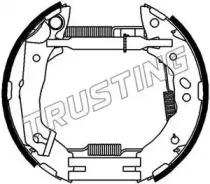 Комплект тормозных колодок TRUSTING купить