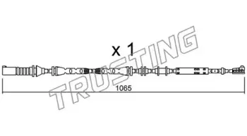 Сигнализатор, износ тормозных колодок TRUSTING купить