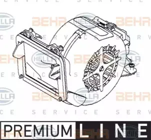 Вентилятор салона HELLA купить