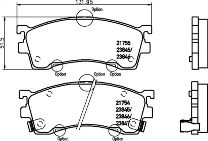 Комплект тормозных колодок, дисковый тормоз HELLA купить