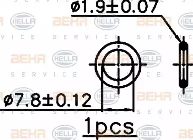 Конденсатор, кондиционер HELLA купить