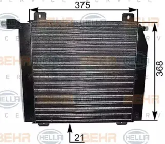 Конденсатор, кондиционер HELLA купить