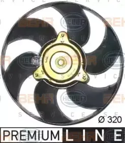 Вентилятор, охлаждение двигателя HELLA купить