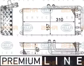 Испаритель, кондиционер HELLA купить