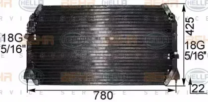 Конденсатор, кондиционер HELLA купить